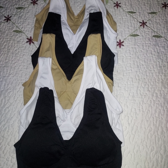 BIG PRICE DROP!!  QTY 6 - PULL-ON BRAS               (*PLEASE READ) - Picture 2 of 11